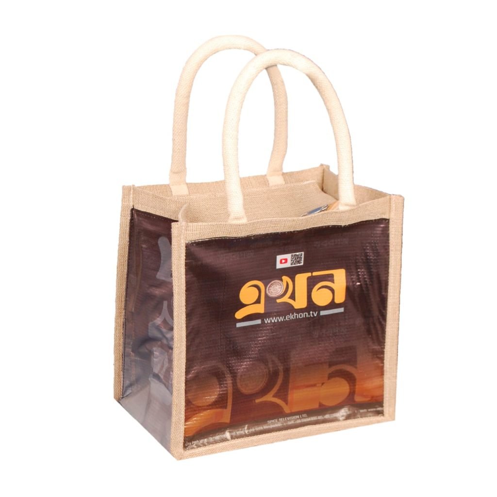 Jute Cotton Tote Bag
